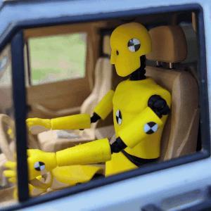 1/10 Crash Test Dummy Figure Ragdoll