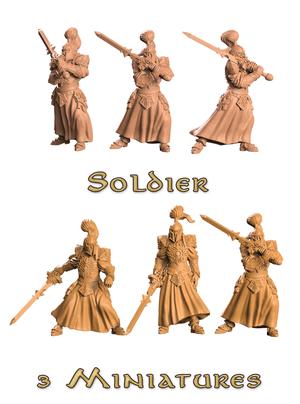 Paladins soldier miniatures