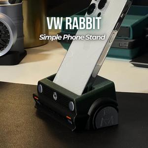 VW Rabbit Simple Phone Stand   