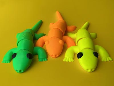 Articulated Lizard, Cute Flexi Animal Toy