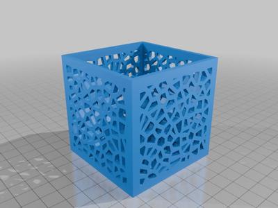 Cubic Voronoi Ledberg Lamp