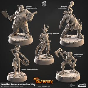Lowlifes from Mennesker City (Pre-Supported) | Cast n Play