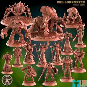 Naxramas Part1 BUNDLE (15 Unique pre-supported STLs)