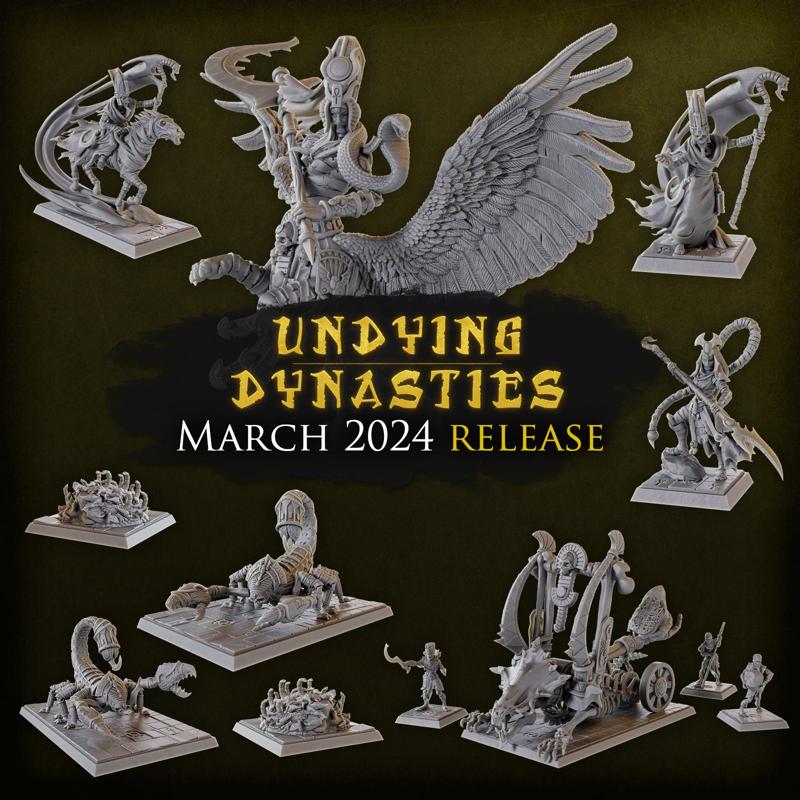 Titan Forge Miniatures - 2024 - March - Undying Dynasties vol3