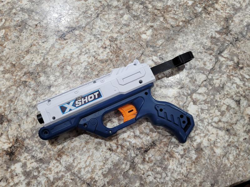 Minimized X Shot Hawkeye rear cocking mod