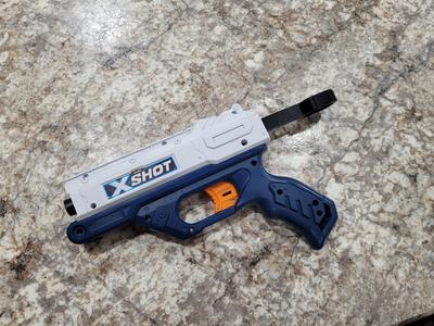 Minimized X Shot Hawkeye rear cocking mod