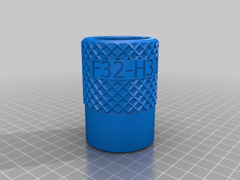 osVAC Adapter F32-H32 0.25 mm gap