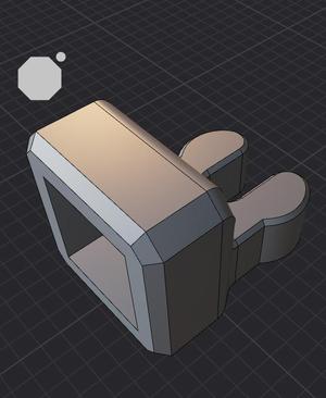 Multiboard dual clip Magnet Mod (5x5x2mm magnet)