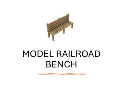 Model Train/Railroad Bench