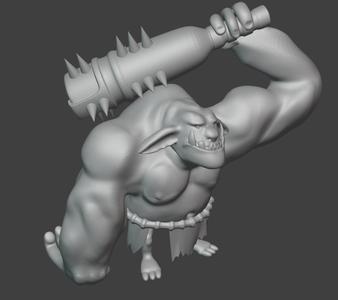 Ogre With Club
