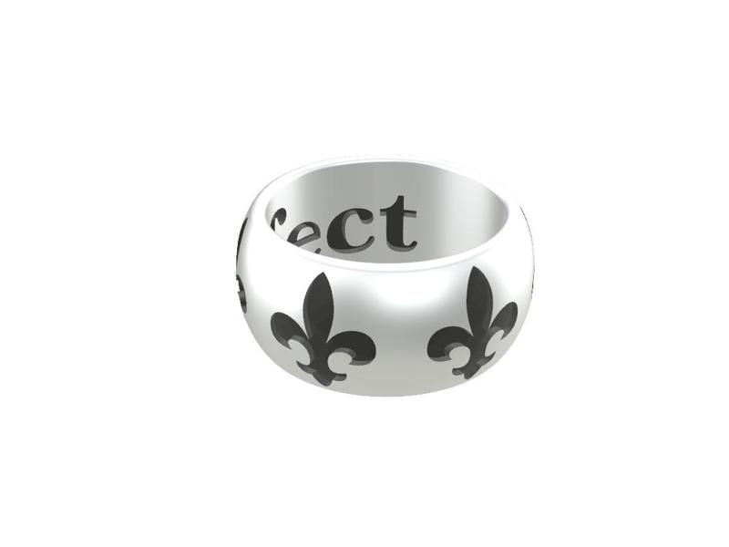  Fleur de lis Ring