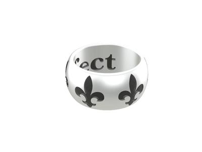  Fleur de lis Ring