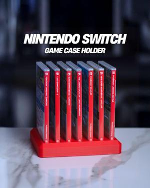 Nintendo Switch Game Case Holder – Customizable Version (STEP + Fusion File Included)