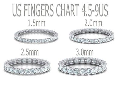 Diamond Eternity Rings Collection with Discount
