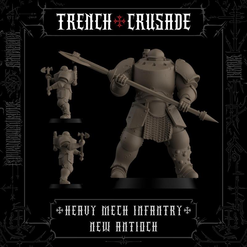 Trench Crusade - Heavy Mechanised Infantry (Polearm) - New Antioch