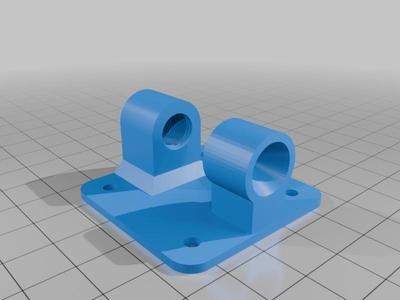 Direct Drive Reverse bowden adapter Ender 5 (Remix)