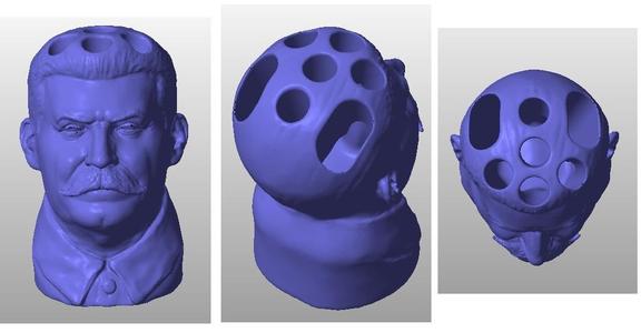 Bust of Stalin Pen Pencil Holder v1.5