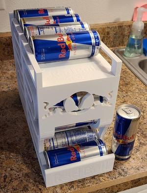 Red Bull 8.4oz Can Fridge Dispenser Rack