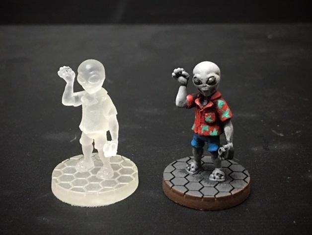 Graylien Tourist (28mm/Heroic scale)