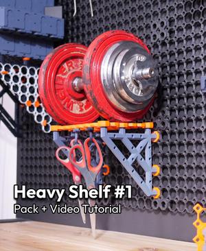 Heavy Duty Tile Shelf #1 - Multiboard Pack (+ Video Tutorial)