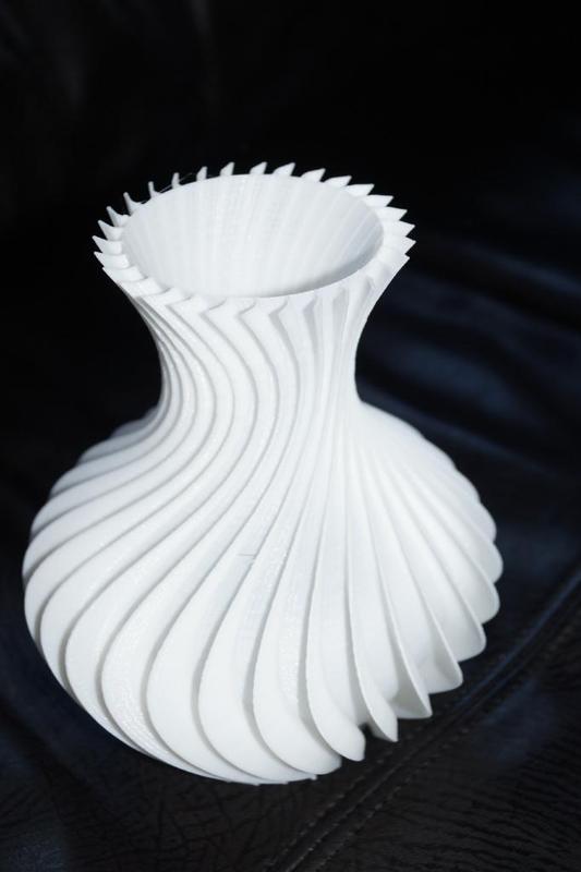 Fibonacci Vase - with base/bottom