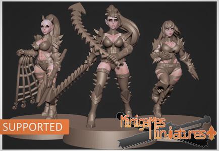 Space elf wytches anime figurines