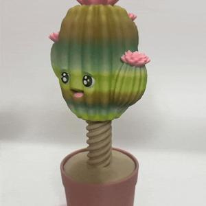 Kawaii Torch Cactus Fidget Bolt & Figure - Commercial Use