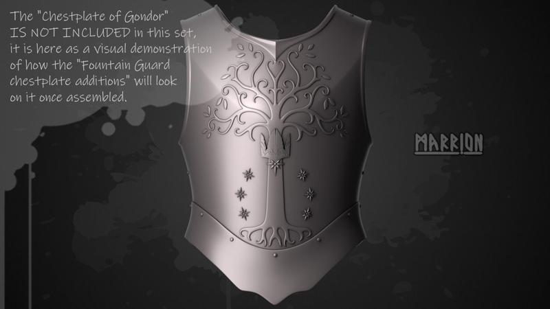 Fountain Guard Chestplate Additions LoTR