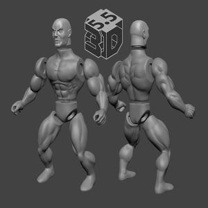 5.5 3D HE Barbarian - Magnet Version