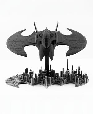 Batwing over Gotham City - Batman - DC - Fan Art - No Supports, No AMS