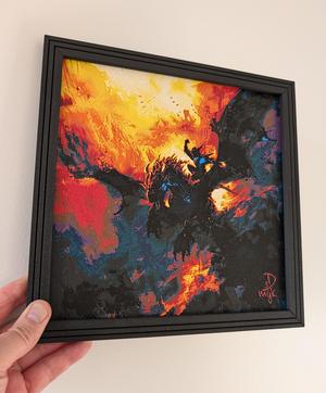 Dragon Rider - Hueforge Print