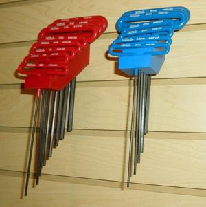 Slatwall T Handle Hex Wrench Storage Rack
