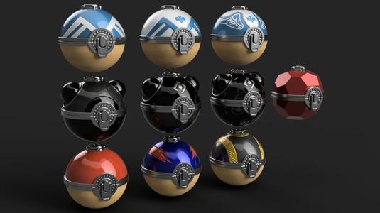 Pokemon - Assorted Hisuian Poke Ball Set - 10 Models