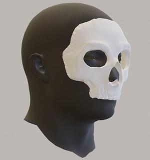 GHOST SIMON RILEY MASK COD  MODERN WARFARE 2 WARZONE 2