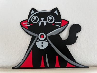 Dracula Cat Halloween Decoration