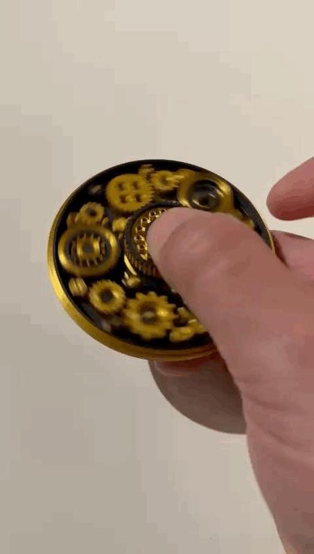 Steampunk fidget spinner