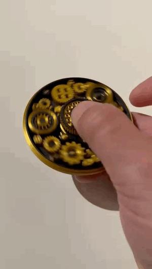 Steampunk fidget spinner