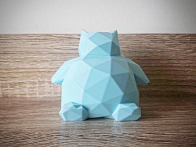 Snorlax - low poly (pokemon)