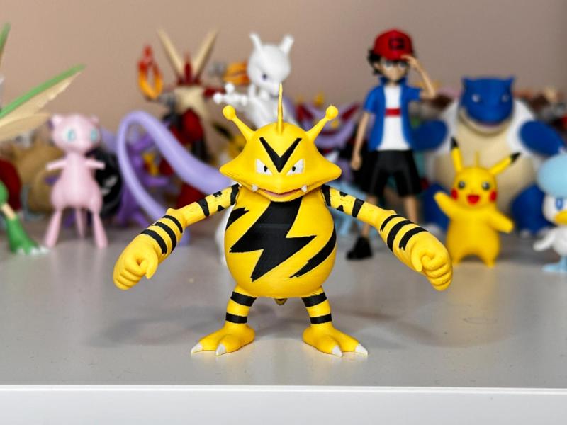 Electabuzz (Pokemon) Multipart 63mm tall