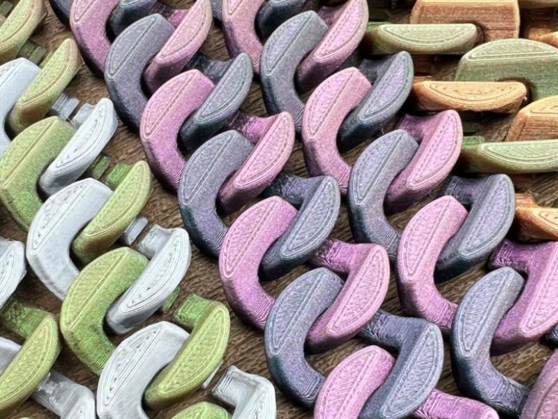 Custom Multicolor - Cuban Link, No AMS