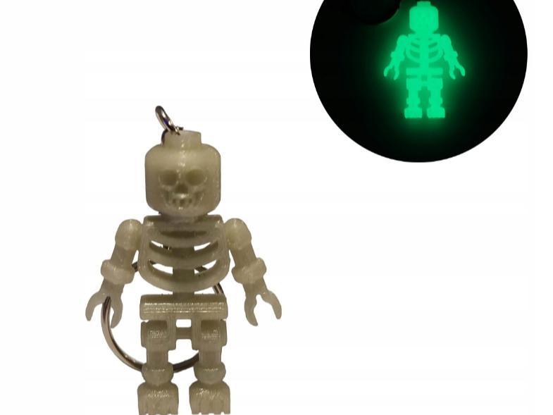 BRICK SKELETON LE GO Keychain 