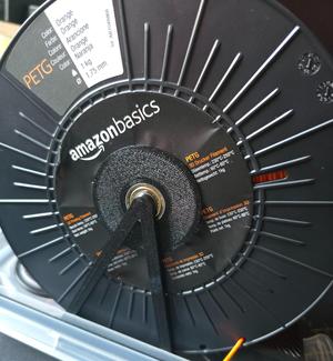 Amazon Filament Spool Holder for Cereal Drybox
