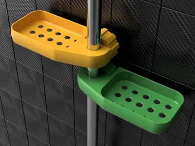 Soap and shampoo dish for your shower