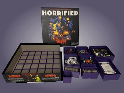 Horrified The Boardgame Insert With Gridfinity