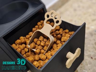 Dog food spoon