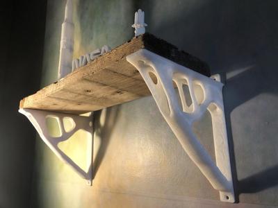 Organic Shelf Bracket (Topology Optimised)