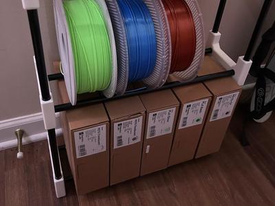 Free Standing Filament Shelf