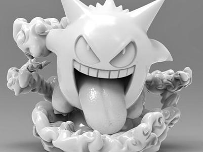 Gengar 3D Pokémon Pokemon Figure Pokemon