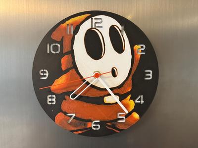 wall / desk clock Shy Guy HueForge