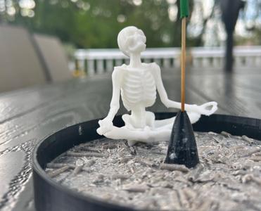Meditating Skeleton - Incense Holder